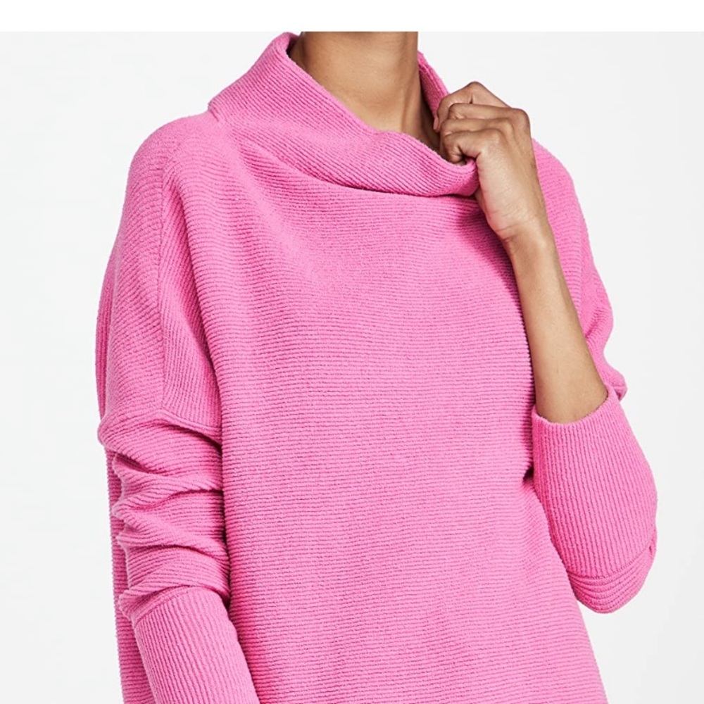 Free People Mock Neck Tunic Sweater
